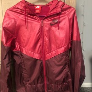 Pink Nike windbreaker